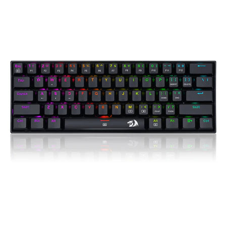 Redragon K630RGB RGB Red Switches Compact Wireless Gaming Mechanical Keyboard